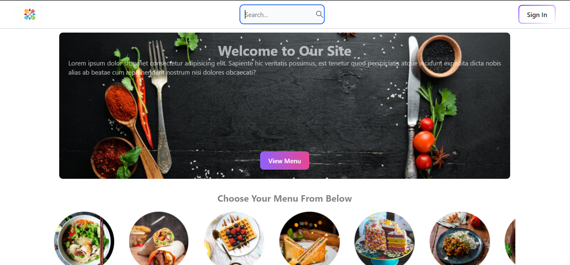 Food Web Application